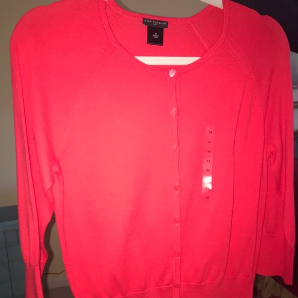 ANN TAYLOR Pink 3/4 Sleeve Sweater - Picture 5 of 5
